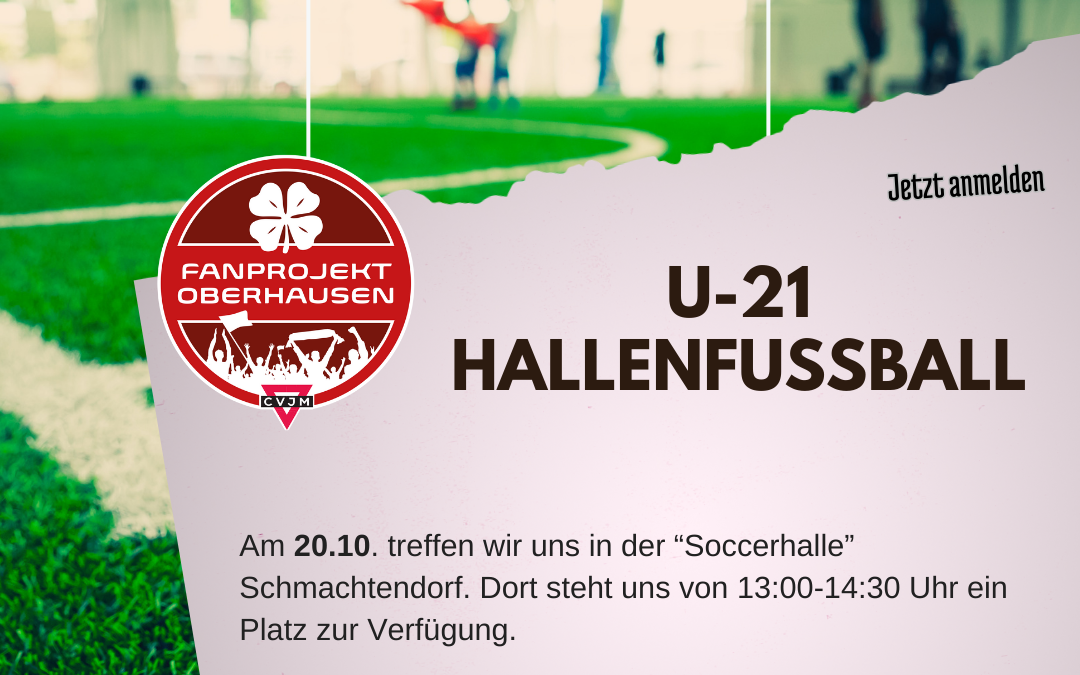 Hallenfußball am Sonntag